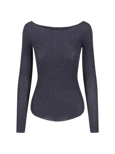 Isabel Marant Cashmere-silk Sweater In Gray