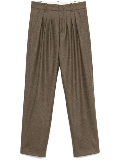 Isabel Marant Casile Trousers In Brown
