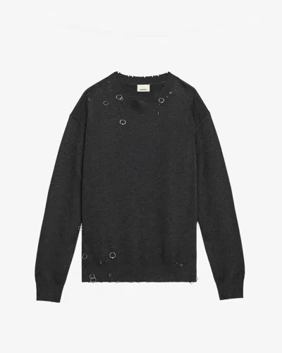 Isabel Marant Cassandre Sweater In Gray
