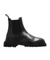 Isabel Marant Castay Leather Chelsea Boots In Black