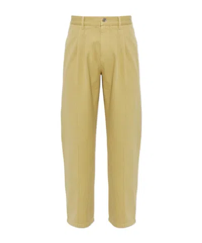 Isabel Marant Casual Trousers With Belt Loops In Green