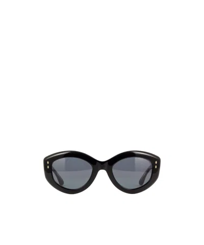 Isabel Marant Cat's Eye Frame Sunglasses In Black