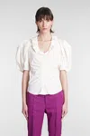 Isabel Marant Catalia Topwear In Beige Cotton