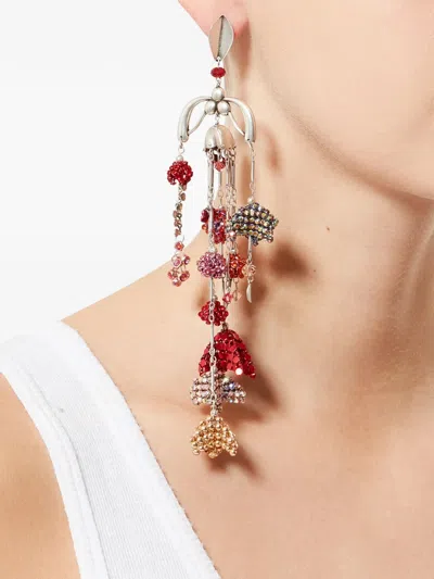 Isabel Marant Catalina Beaded-charm Single Earring In Multi
