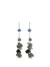 Isabel Marant Charm Drop Earrings In Green