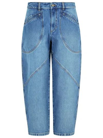 Isabel Marant Catarina' Blue Cotton Jeans