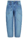 Isabel Marant Catarina' Blue Cotton Jeans Women