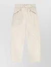 Isabel Marant Catarina High Waist Trousers In Neutrals