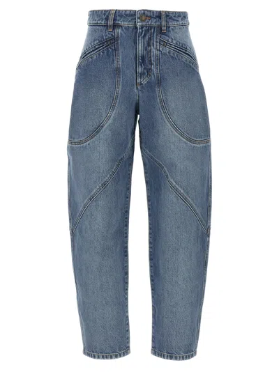 Isabel Marant Catarina Blue Cotton Jeans
