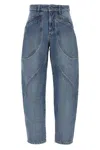 Isabel Marant Catarina Blue Cotton Jeans In Blue