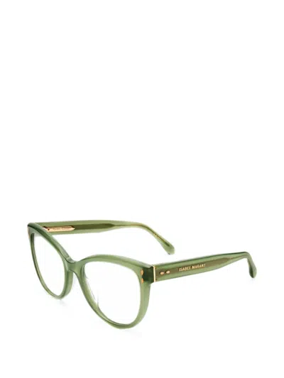 Isabel Marant Cat-eye Frame Glasses In Green