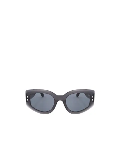 Isabel Marant Cat-eye Frame Sunglasses In Black