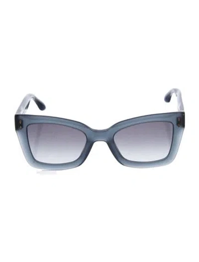 Pre-owned Isabel Marant Cat-eye Gradient Sunglasses In Blue