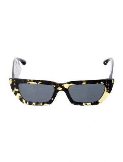 Pre-owned Isabel Marant Cat-eye Tinted Sunglasses W/ Tags In Yellow