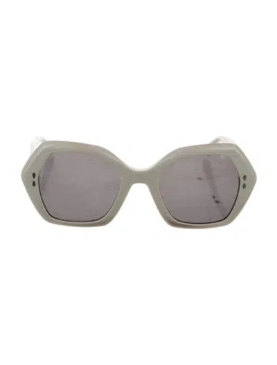 Pre-owned Isabel Marant Cat-eye Tinted Sunglasses In White