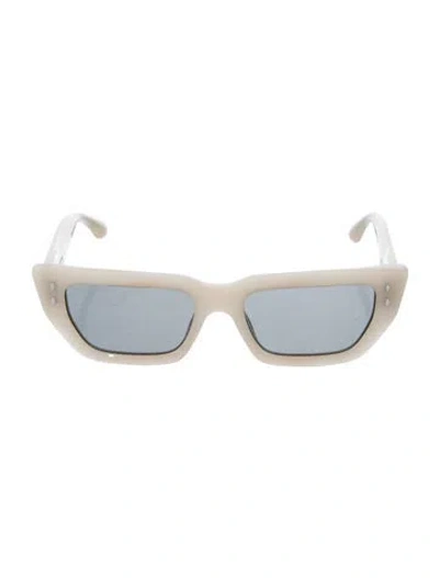 Pre-owned Isabel Marant Cat-eye Tinted Sunglasses In White
