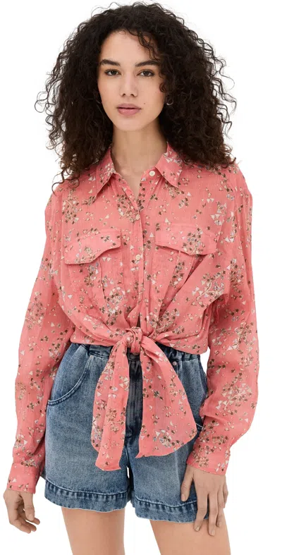 Isabel Marant Cathy Button Down Shell Pink
