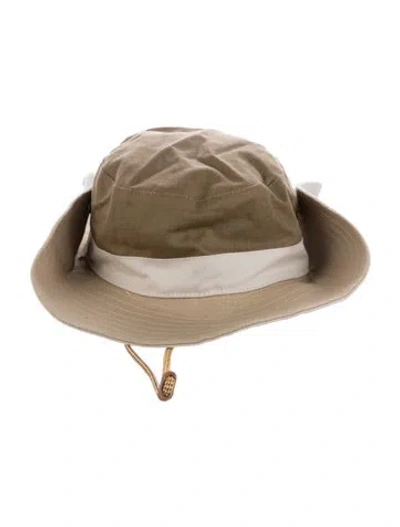 Pre-owned Isabel Marant Caviano Ripstop Bucket Hat In Neutral