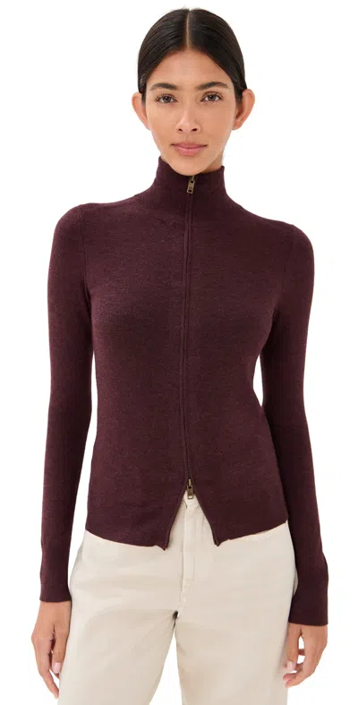 Isabel Marant Cecile Cardigan Burgundy In Brown