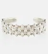 Isabel Marant Celenia Crystal-embellished Cuff Bracelet In Silver