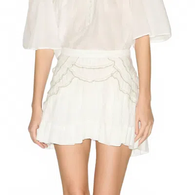 Isabel Marant Ceola Skirt In White