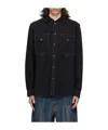 Isabel Marant Men's Black Cesar Plain Cotton Shirt In Black