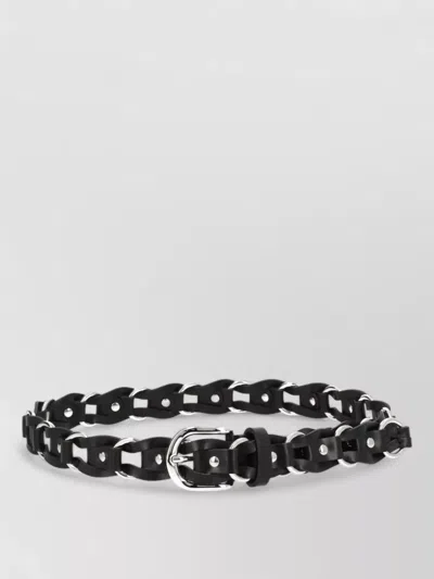 Isabel Marant Chain Design Belt Metal Accents Detail In Pink