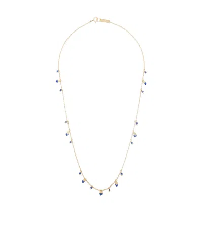 Isabel Marant Chain-link Pendant Necklace In Yellow