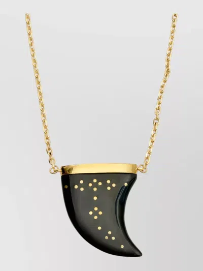 Isabel Marant Chain Necklace Featuring Round Pendant Design In Gold