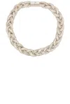Isabel Marant Crew Neck Necklace In Silver