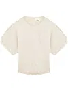 Isabel Marant Mc Karlita Pearl Beige Top In Neutral
