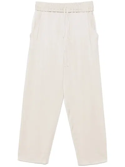 ISABEL MARANT ISABEL MARANT CHALK VISCOSE TROUSERS