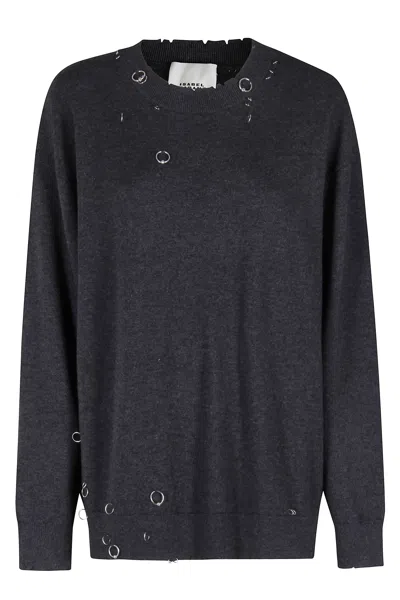 Isabel Marant Charcoal Gray Knit Sweater