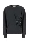 Isabel Marant Ilaria Wool And Cashmere Blend Sweater In Anthracite