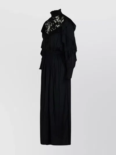 Isabel Marant 'charlene' Dress Featuring Ruffled Sleeves In Black