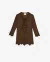 Isabel Marant Charlina Dress In Brown