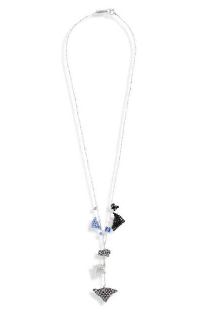 Isabel Marant Charm Y-necklace In Multi
