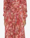 Isabel Marant Charmaine Dress In Red