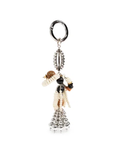 Isabel Marant Charm-embellished Keychain In Multi