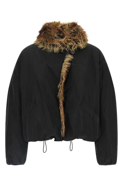 Isabel Marant 'charone' Short Parka In Schwarz