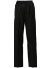 ISABEL MARANT LISKA PLAID WOOL TROUSERS