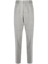 Isabel Marant Check-print Cotton Tailored Trousers