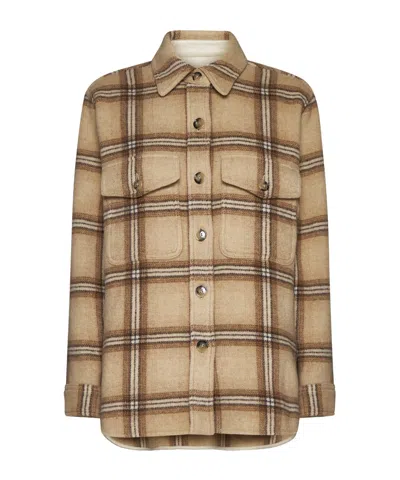 ISABEL MARANT ISABEL MARANT CHECKED BUTTON-UP SHIRT