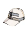 Isabel Marant Check-pattern Baseball Cap In Multi