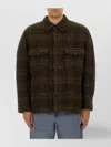 Isabel Marant Checkered Pockets Long Sleeves Jacket In Brown
