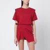 Isabel Marant Cherry-coloured Zelitos Cotton T-shirt Women In Red