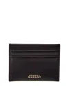 Isabel Marant Chiba Leather Card Holder In Black