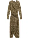 Isabel Marant Albini Dress In Brown