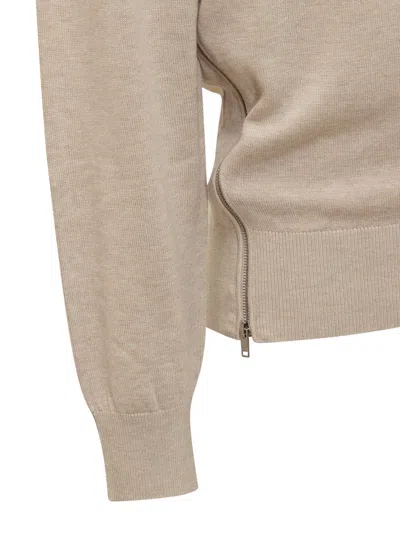 Isabel Marant Chic Knitwear Sweater In Beige