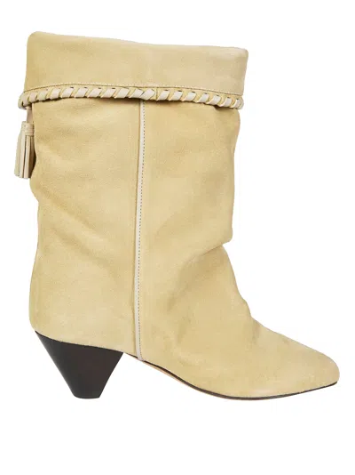 Isabel Marant Chic Women's Dalby Boots - Seasonal Must-have In Yellow